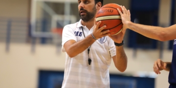 Alejandro Alcoba, entrenador del Melilla Baloncesto.