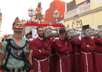 Semana Santa 2019 | La devoción por el Flagelado vuelve a pasear por las calles de Melilla