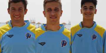 Los tres futbolistas melillenses que estarán con la Sub-21.