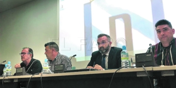 Luisma Rincón, presidente de la UD Melilla, sacó adelante la Asamblea General sin ningún tipo de contratiempo.
