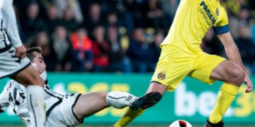 El capitán del conjunto amarillo en una acción de juego durante la presente temporada.