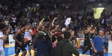 Los cuatro equipos clasificados para la Final Four que se disputará el 1 y 2 de junio en Bilbao, celebraron a lo grande sus respectivas victorias en los cuartos de final de los playoffs de ascenso.