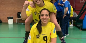 Las jugadoras melillenses, con ganas de competir.