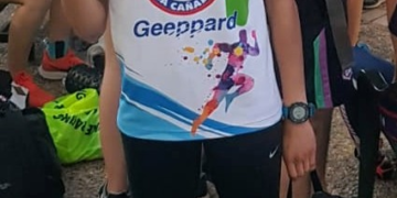 La atleta del Ciudad de Motril, en tierras jienenses.