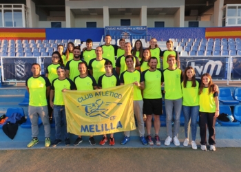 Representes de la escuadra melillense que estarán en tierras murcianas.