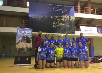 Jugadoras de este equipo que viajaron hasta la localidad de Cuenca.