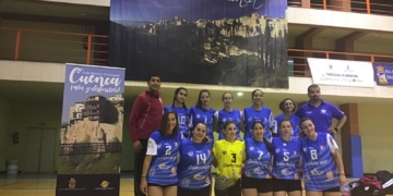 Jugadoras de este equipo que viajaron hasta la localidad de Cuenca.