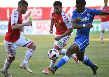 Moha Traoré, en acción durante la segunda mitad.