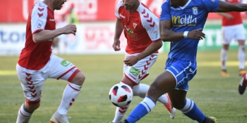 Moha Traoré, en acción durante la segunda mitad.