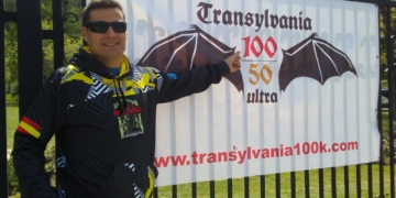 El atleta melillense, antes del inicio de la competición.