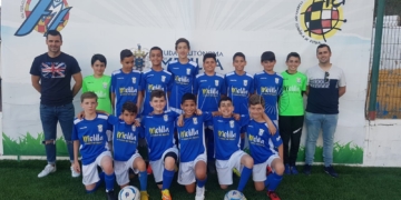 Componentes de la escuadra de la UD Melilla, en edad alevín, que se desplazarán este fin de semana.