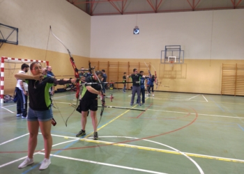 Una de las tiradas que se llevaron a cabo en este evento de alto nivel local.