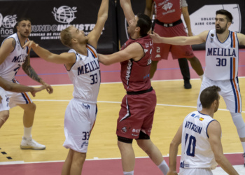 Los melillenses no jugaron un buen partido este jueves.