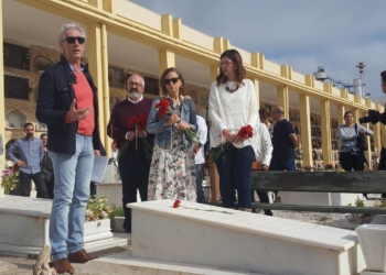 Los socialistas visitaron el cementerio de La Purísima