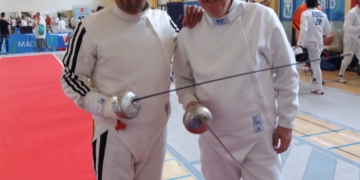 Imagen de los dos representantes de la Territorial Melillense en el Campeonato de España.