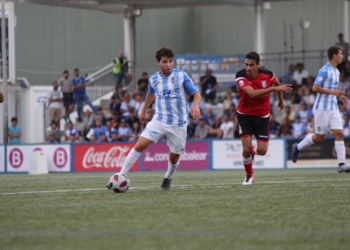 Imagen del último de los partidos de competición de la UD Melilla.