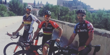 Tres de los melillenses que estarán en el Campeonato de España que se disputa en tierras salmantinas.