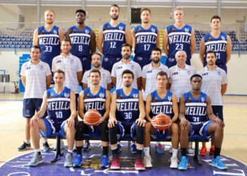 Componentes de la escuadra del Melilla Baloncesto.