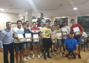 Componentes de la primera plantilla del CF Rusadir.