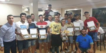 Componentes de la primera plantilla del CF Rusadir.
