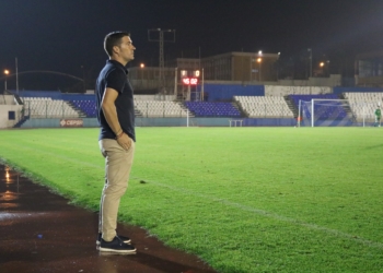 Luis Manuel Carrión, en uno de los partidos de la presente temporada liguera.