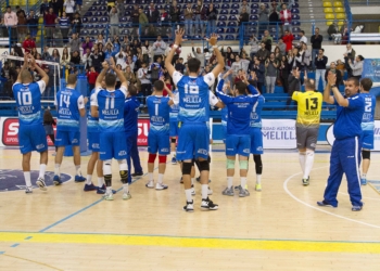 Los melillenses, en uno de los partidos de la presente temporada liguera.