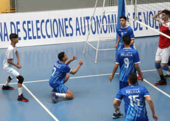 Imagen de uno de los partidos de un combinado de la Federación Melillense a nivel nacional.