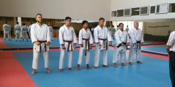El karate local realiza sus exámenes