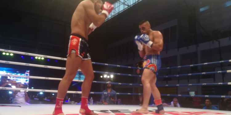 Espectacular velada de K-1 en el pabellón Javier Imbroda