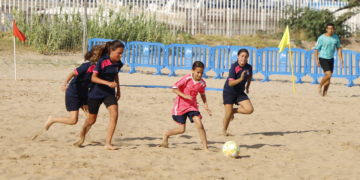 En las competiciones femeninas se pudo comprobar que las jugadoras de nuestra ciudad tienen muchas ganas de seguir creciendo en todas las modalidades de fútbol.