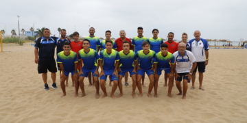 Componentes de la Selección Melillense Juvenil que luchará a partir de hoy por alzarse con el título de campeón de España en tierras gaditanas.