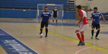 El jugador melillense, en uno de los partidos de la temporada pasada.