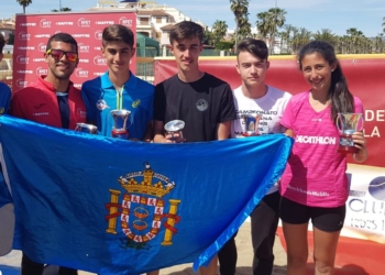 Algunos de los jugadores melillenses que estarán en tierras búlgaras durante el próximo mes de septiembre.