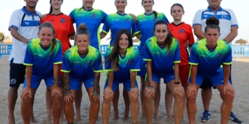 Escuadra femenina que representará al fútbol playa de nuestra ciudad.