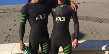 Imagenes de la participación de los dos triatletas melillenses en esta competición de alto nivel.