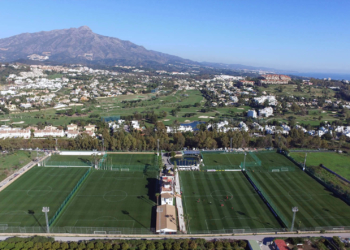 Los melillenses eligieron un lugar privilegiado para la realización de entrenamientos.