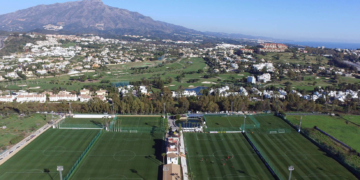 Los melillenses eligieron un lugar privilegiado para la realización de entrenamientos.