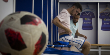 Los jugadores azulinos se vestirán por primera vez esta temporada.