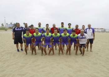 Componentes de la Selección Melillense Juvenil que sumaron, en la jornada de ayer, los tres primeros puntos de su Campeonato de España.