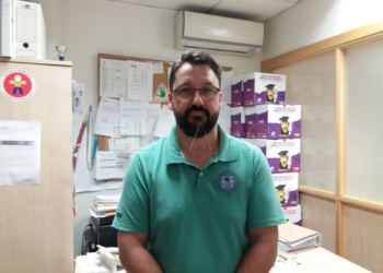 El responsable de CCOO en Correos, Juan Diego Román.