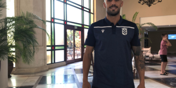 El delantero madrileño se siente feliz de poder jugar esta temporada en las filas de la Unión Deportiva Melilla.