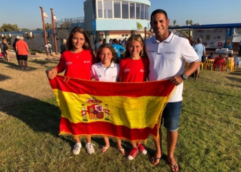 Imagen de la representación melillense en el Campeonato de Europa disputado en Israel.