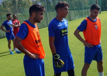 Los tres canteranos melillenses están muy satisfechos con el trabajo que están realizando a lo largo de la pretemporada.