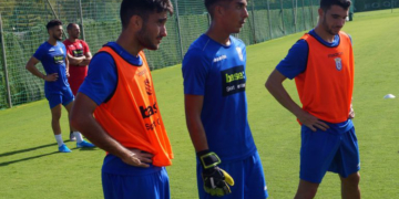 Los tres canteranos melillenses están muy satisfechos con el trabajo que están realizando a lo largo de la pretemporada.