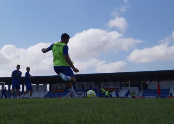 Los jugadores de la escuadra azulina llevaron a cabo el entrenamiento en el Álvarez Claro.