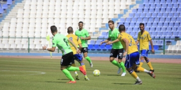 El centrocampista Ceberio, en el último de los partidos de entrenamiento.