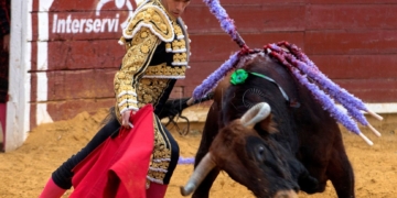 GRAF7964. CIUDAD REAL, 18/08/2019.- El diestro galo Sebastián Castella con el segundo de la tarde hoy domingo en el tercer festejo de la Feria de Ciudad Real. EFE/Mariano Cieza Moreno