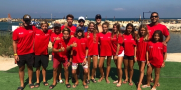 Componentes de la selección española, con los melillenses presentes.