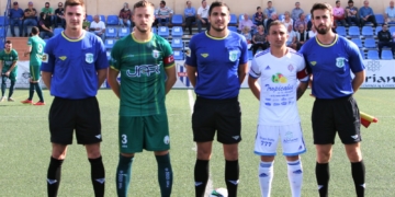 Trío arbitral que estará en tierras madrileñas durante este próximo fin de semana.