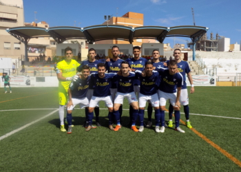 Once inicial de la escuadra del Melilla CD ante el Huétor Vega.